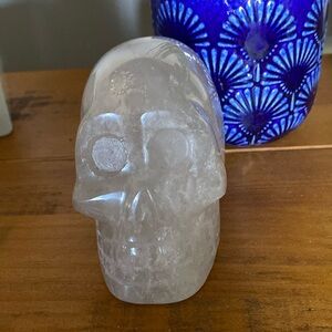 Clear Quartz Skull